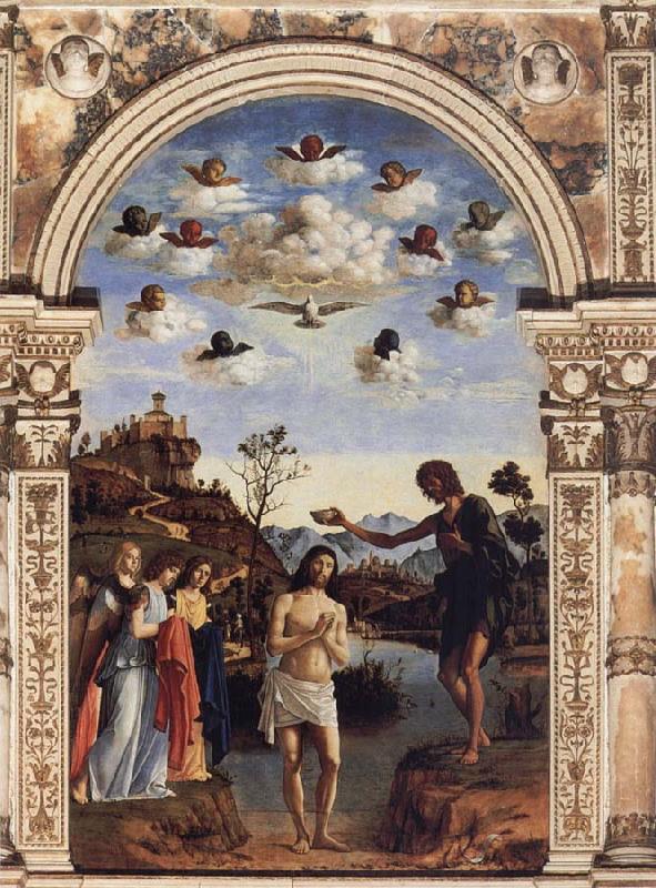 CIMA da Conegliano Baptism of Christ France oil painting art